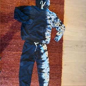 Electric & Rose Tie-Dye Jogger Set